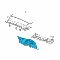 OEM 2012 Acura ZDX Dashboard Lower Cmp Diagram - 61500-SZN-A00ZZ