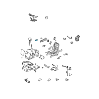 OEM 2008 Lexus IS250 Knob, Power Seat Switch (For Slide & Vertical) Diagram - 84921-0E050-B0