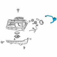 OEM 2015 Chevrolet Camaro Harness Diagram - 23187486