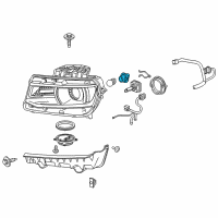 OEM 2015 Chevrolet Camaro Socket Diagram - 22943357