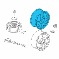 OEM Honda CR-Z Disk, Aluminum Wheel (16X6J) (Tpms) (Kosei) Diagram - 42700-SZT-A61