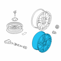 OEM Honda CR-Z Disk, Aluminum Wheel (16X6J) (Kosei) Diagram - 42700-SZT-C81