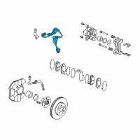 OEM Acura RSX Sensor Assembly, Right Front Diagram - 57450-S6M-A02
