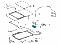 OEM Lexus NX350h GEAR ASSY, SLIDING R Diagram - 63260-78040