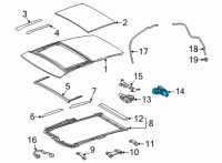OEM 2022 Lexus NX450h+ GEAR ASSY, SLIDING R Diagram - 63260-78030