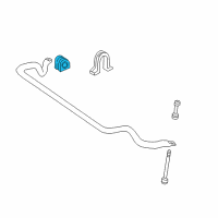 OEM Ford Expedition Stabilizer Bar Insulator Diagram - XL1Z-5484-FA