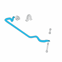 OEM 2002 Lincoln Navigator Stabilizer Bar Diagram - XL1Z-5482-FA