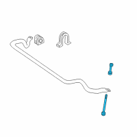 OEM Lincoln Blackwood Stabilizer Link Diagram - F65Z-5K483-CC