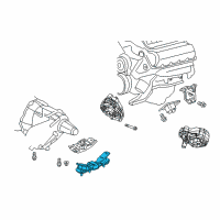 OEM Chrysler Aspen INSULATOR-Transmission Support Diagram - 52855879AA