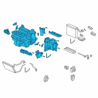 OEM 2004 Honda Accord Sub-Heater Unit Diagram - 79106-SDA-A41