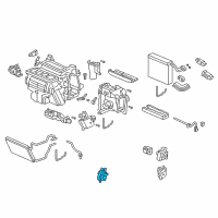 OEM Honda Motor Assembly, Temperature Driver Diagram - 79160-SDA-A41