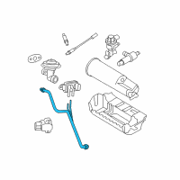 OEM 2011 Ford Ranger EGR Tube Diagram - 5L5Z-9E469-A