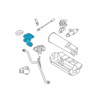 OEM Lincoln Mark VIII EGR Valve Diagram - XC2Z-9D475-AB