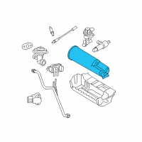 OEM Ford Ranger Vapor Canister Diagram - F87Z-9D653-CA