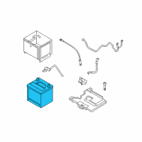 OEM Hyundai Accent Batteries Diagram - 371102K450