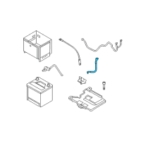 OEM Hyundai Accent Wiring Assembly-Transmission Ground Diagram - 91860-1R100