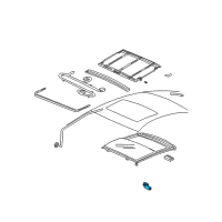 OEM 2004 Dodge Intrepid Motor-SUNROOF Diagram - 5011592AB