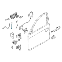 OEM 2016 BMW 650i xDrive Gran Coupe Right Operating Rod Diagram - 51-21-7-275-408