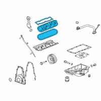 OEM 2012 Cadillac CTS Valve Cover Diagram - 12637686