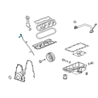 OEM 2012 Chevrolet Camaro Dipstick Diagram - 12625478