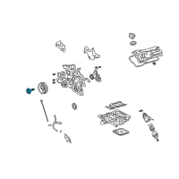 OEM 2004 Toyota Highlander Lower Brace Stud Diagram - 90116-A0027