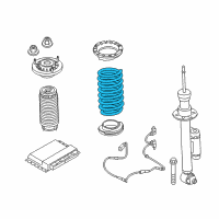 OEM BMW M550i xDrive REAR COIL SPRING Diagram - 33-53-6-882-639