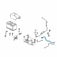 OEM 2013 Buick LaCrosse Negative Cable Diagram - 26679376