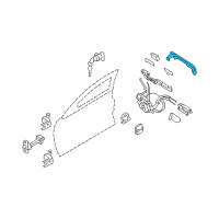 OEM 2011 Infiniti G37 Grip-Outside Handle Diagram - 80640-JU60A