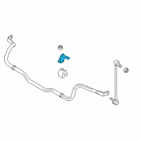 OEM 2013 Ford C-Max Stabilizer Bar Bracket Diagram - CV6Z-5486-A