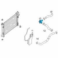 OEM 2014 Nissan Sentra Neck Assy-Filler Diagram - 21418-3RA0A