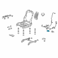 OEM Acura Unit Assembly, Seat Weight Sensor Diagram - 81169-TZ3-A11