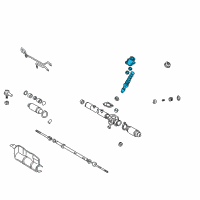 OEM 2003 Toyota Camry Pinion Shaft Kit Diagram - 44210-06121
