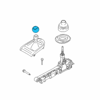 OEM Ford Shift Knob Diagram - FR3Z-7213-C