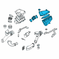 OEM 2022 BMW X5 INTAKE MUFFLER Diagram - 13-71-8-485-630