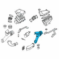 OEM 2022 BMW X7 INTAKE DUCT, LEFT Diagram - 13-71-8-689-753