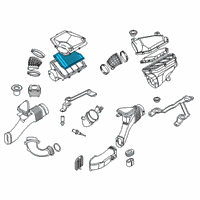 OEM 2020 BMW X7 AIR FILTER ELEMENT Diagram - 13-71-8-482-641