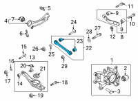 OEM Kia Carnival Arm Assembly-Rr Assist Diagram - 55250R0000