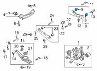 OEM 2022 Kia Carnival Bush-UPR Arm Diagram - 55138R0000