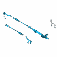 OEM 2019 Nissan Murano Gear & Linkage Assy-Power Steering Diagram - 49001-5AA0A