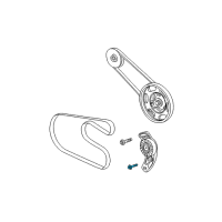 OEM Dodge Bolt-HEXAGON Head Diagram - 6101614