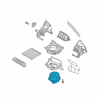 OEM Hyundai Veloster Motor-Heater Blower Diagram - 97111-2V000