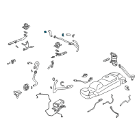 OEM Saturn Vue Rear Hose Clamp Diagram - 11570616