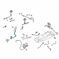 OEM 2001 Pontiac Aztek Hose-Secondary Air Injection Pump Diagram - 24508950