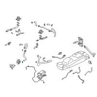 OEM 2000 Pontiac Montana Insulator-Secondary Air Injection Pump Bracket Diagram - 22655368