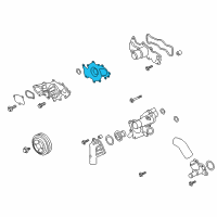 OEM Ford Gasket Diagram - HL3Z-8507-A