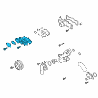 OEM 2021 Ford Expedition Water Pump Diagram - JL3Z-8501-B