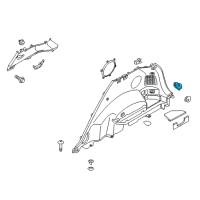 OEM Kia Soul Lamp Assembly-Luggage Compartment Diagram - 92620D9000