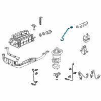 OEM 2018 Acura RDX Tube Assembly, Pressure Sensor Diagram - 17382-TX4-A00