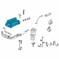 OEM Honda CR-V Set, Canister Assembly Diagram - 17011-T0A-A01