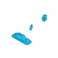 OEM Kia Rio Lamp Assembly-License Plate Diagram - 925021G000
